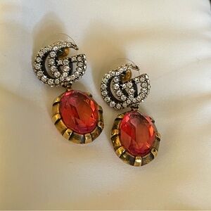 Gucci GG Running Drop Earrings